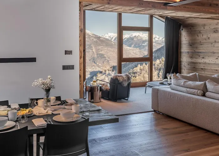 Hellochalet Les Fleurs - Scenic Alpine Escape 70 Metres From The Cable Car 그레산