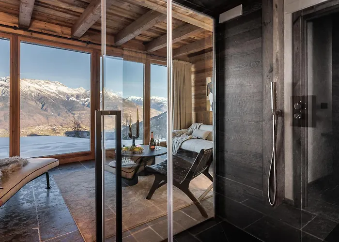 Hellochalet Les Fleurs - Scenic Alpine Escape 70 Metres From The Cable Car 샬레